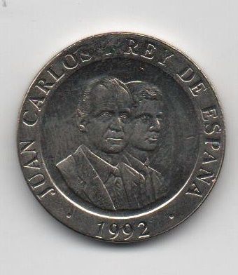 ESPAÑA DEL AÑO 1992 DE 200 PESETAS